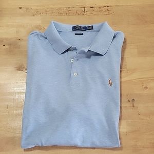 LIKE NEW! Classic RL Polo Lt Blue XL